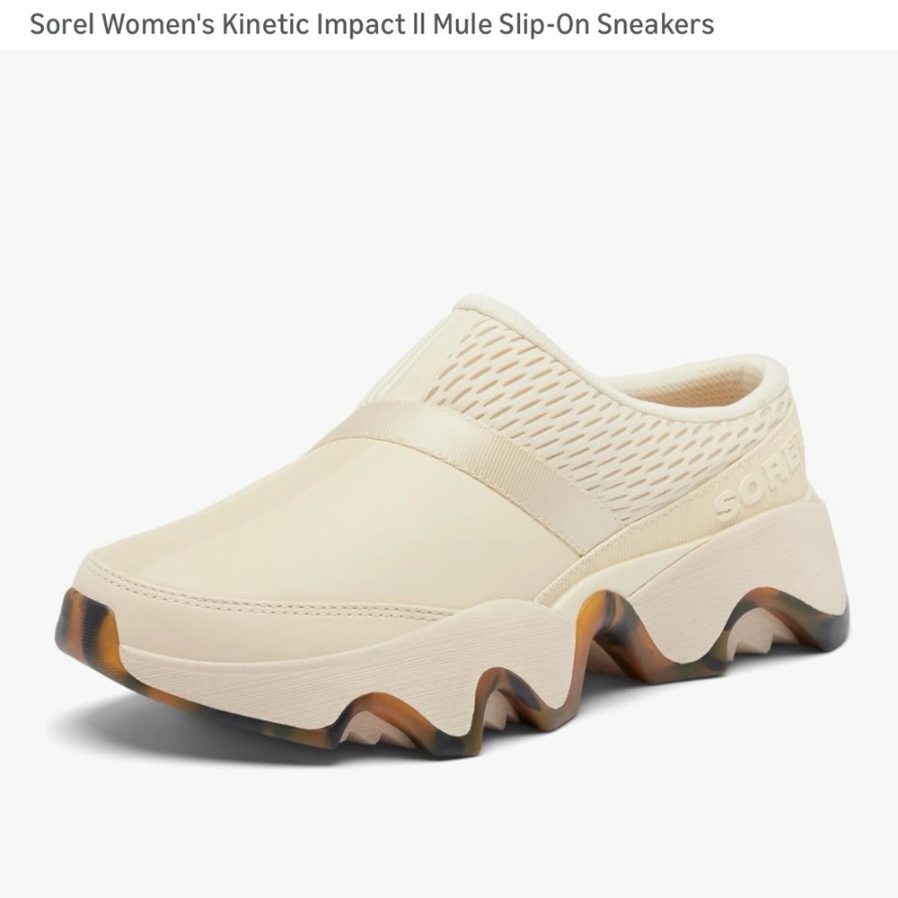 Sorel Women's Beige Slip-On Sneakers